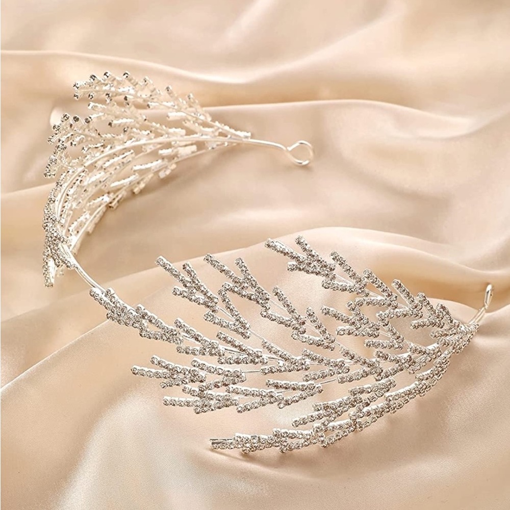 COPY - Wedding Headpiece for Bride, Hair Jewelry Wedding Headband Tiara, Brides…